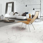 12 X 24 Origines Blanc Glossy Marble Look Porcelain Tile-PORCELAIN-Large Format-American Tile Depot