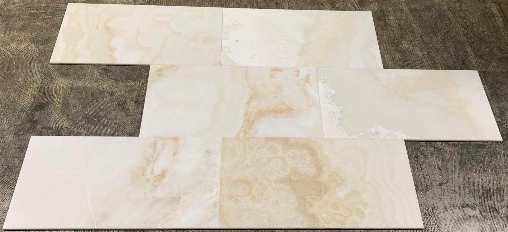 12 X 24 Premium White Onyx CROSS-CUT Polished Field Tile-Onyx Tile - Large Formate-American Tile Depot