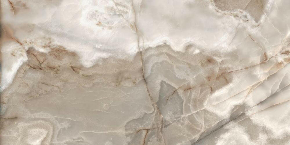 12 X 24 Reves Noisette Glossy Onyx Look Porcelain Tile-PORCELAIN-Large Format-American Tile Depot