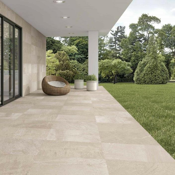 12 X 24 Sunstone Flames Sand Stone Look Matte Porcelain Tile-PORCELAIN-Large Format-American Tile Depot