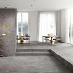 12 X 24 Tune Lava Matte Limestone Look Porcelain Tile-PORCELAIN-Large Format-American Tile Depot