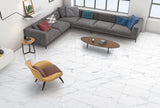 12 X 24 AGL Carrara Marble Look Polished Porcelain Tile