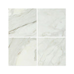 18 X 18 Calacatta Gold Marble Polished Field Tile-Marble Tile - Large Formate-American Tile Depot