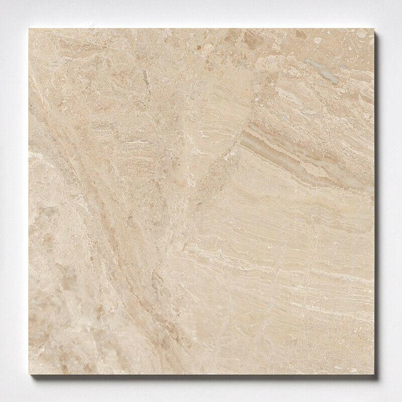 18 X 18 Diano Royal (Queen Beige) Marble Honed Tile-Marble Tile - Large Formate-American Tile Depot