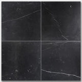 18 X 18 Black Marquina Marble Polished Tile