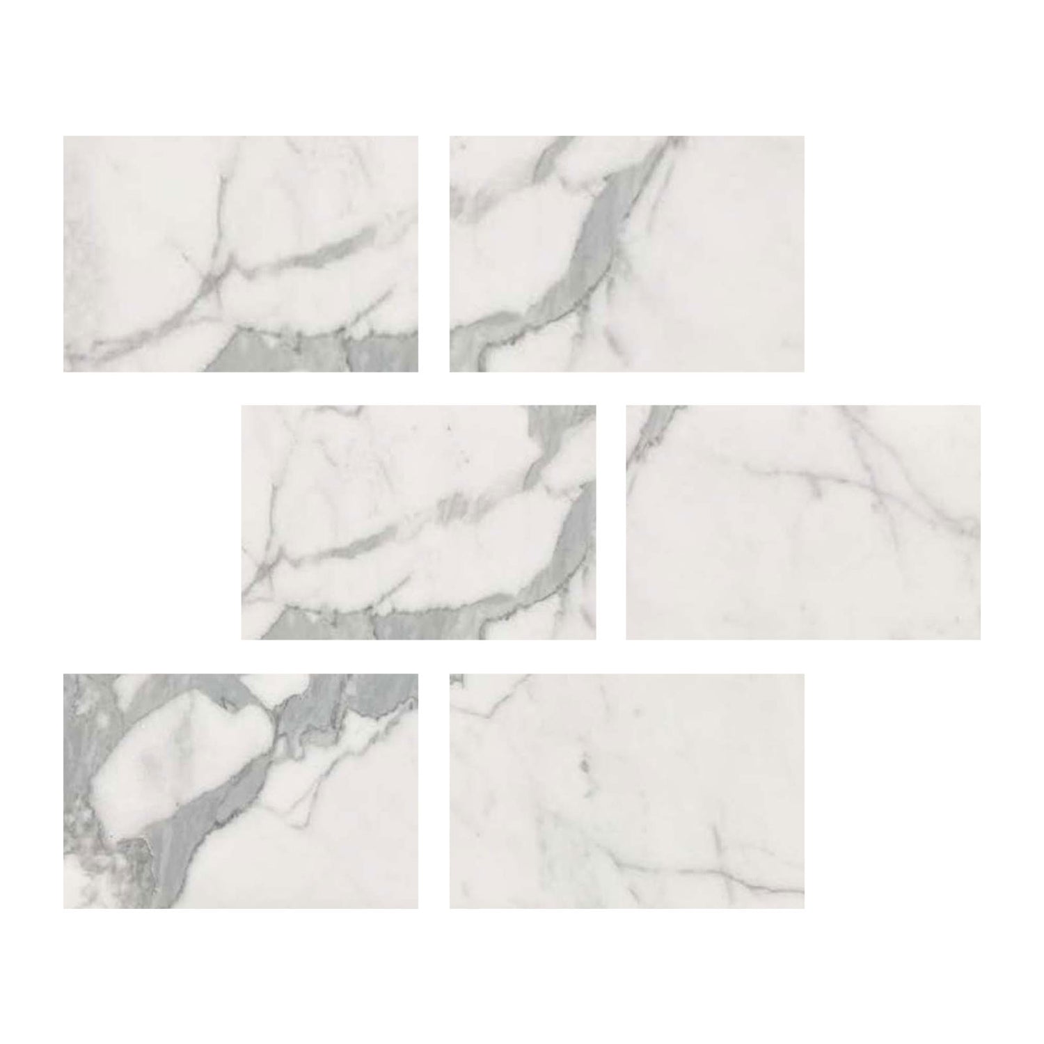 4 X 6 Italian Statuary White Marble Honed Tile