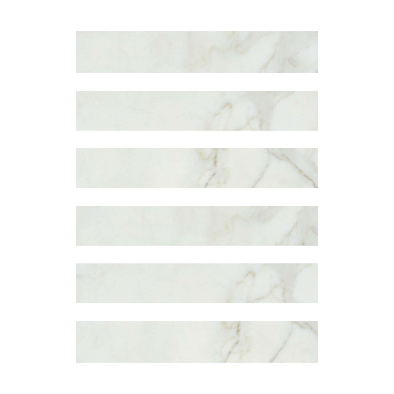 2 X 12 Calacatta Gold Marble Polished Field Tile