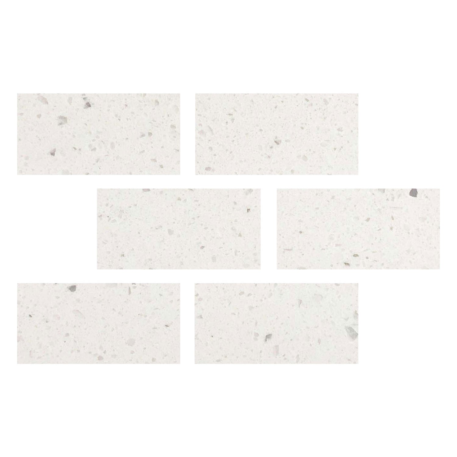 4 X 8 Terrazzo Silver Marble Polished Field Tile