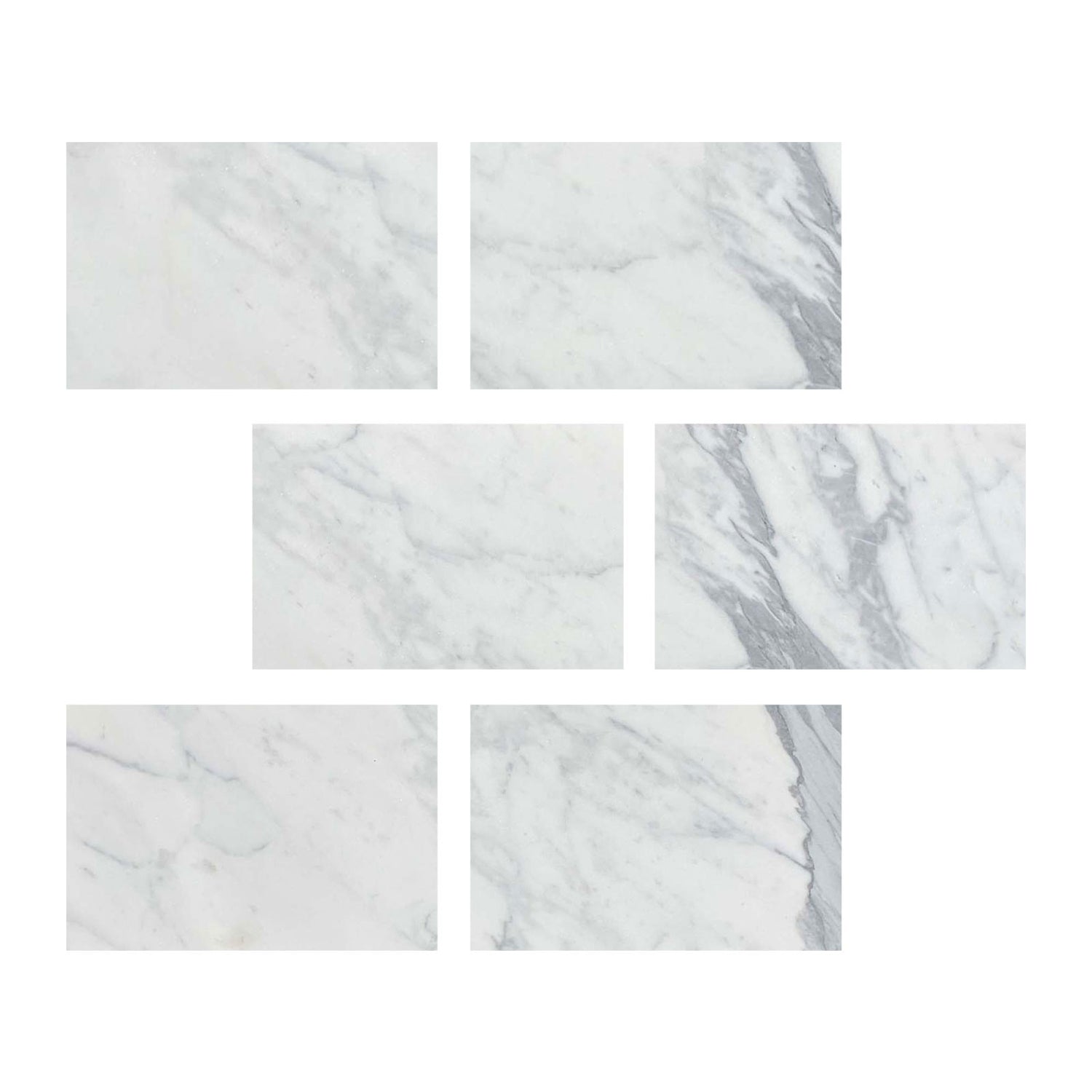 4 X 6 Italian Statuary White Marble Polished Tile