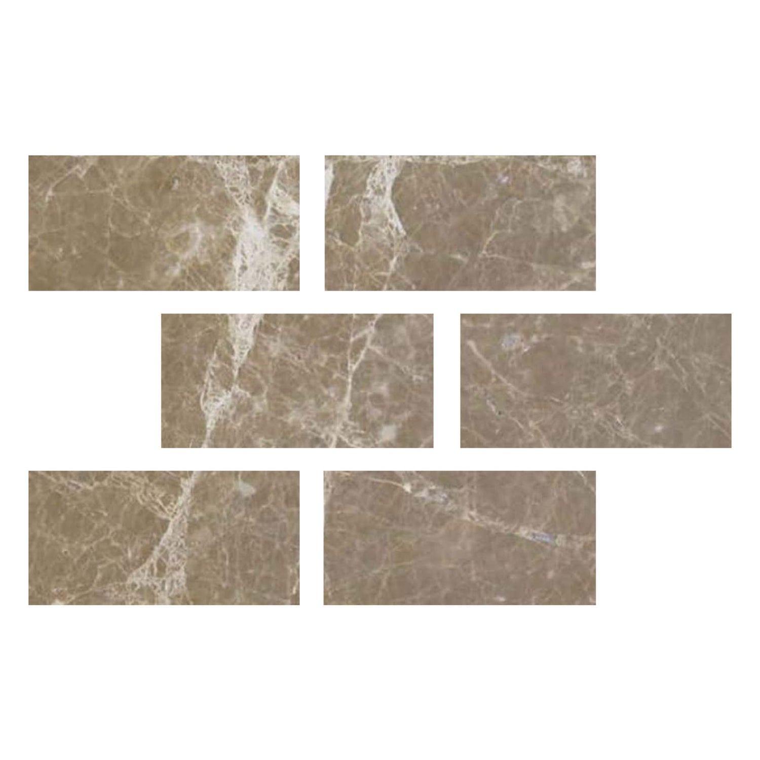 4 X 8 Emperador Light Marble Polished Tile