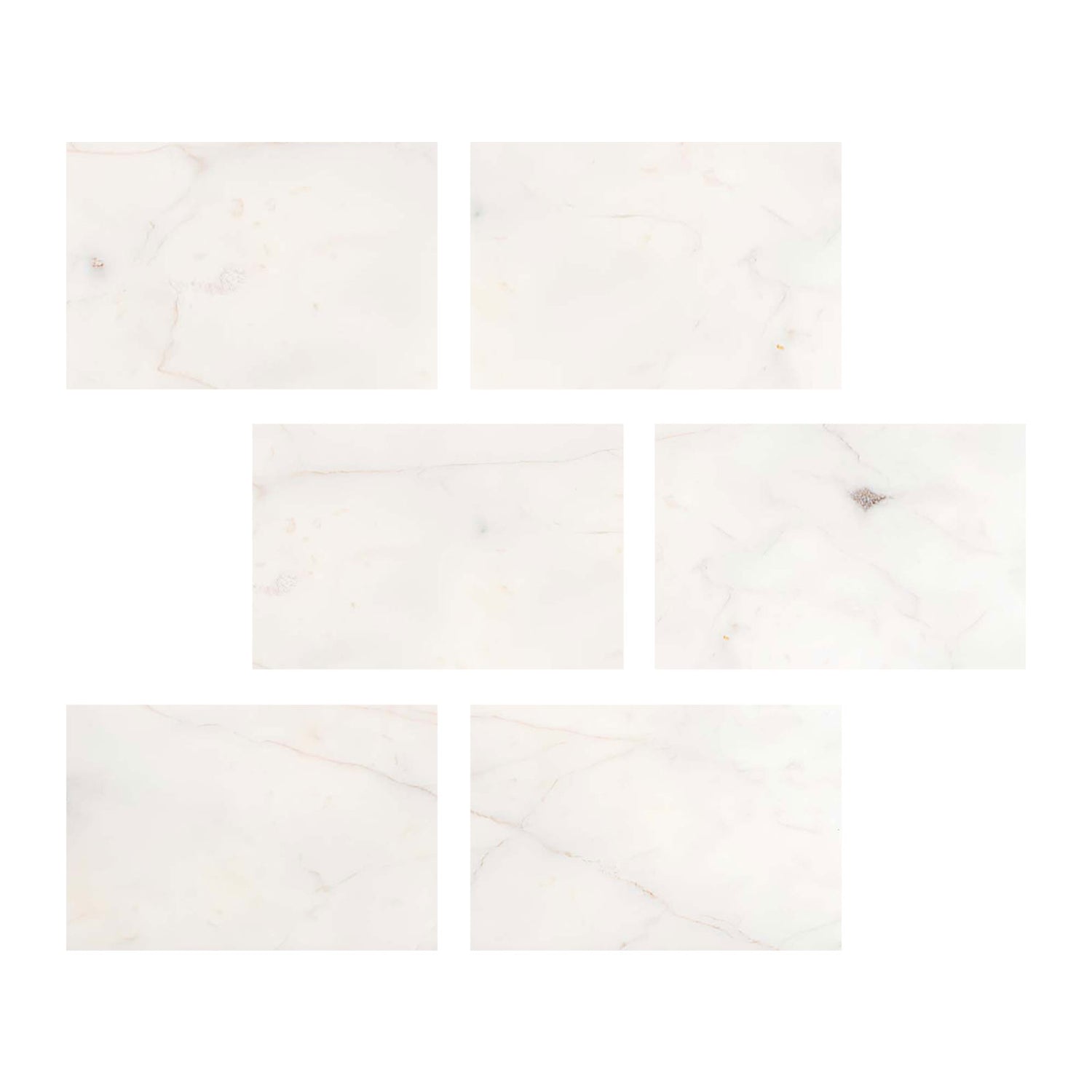 4 X 6 White Pearl (Turkish Botticino) Marble Honed Field Tile