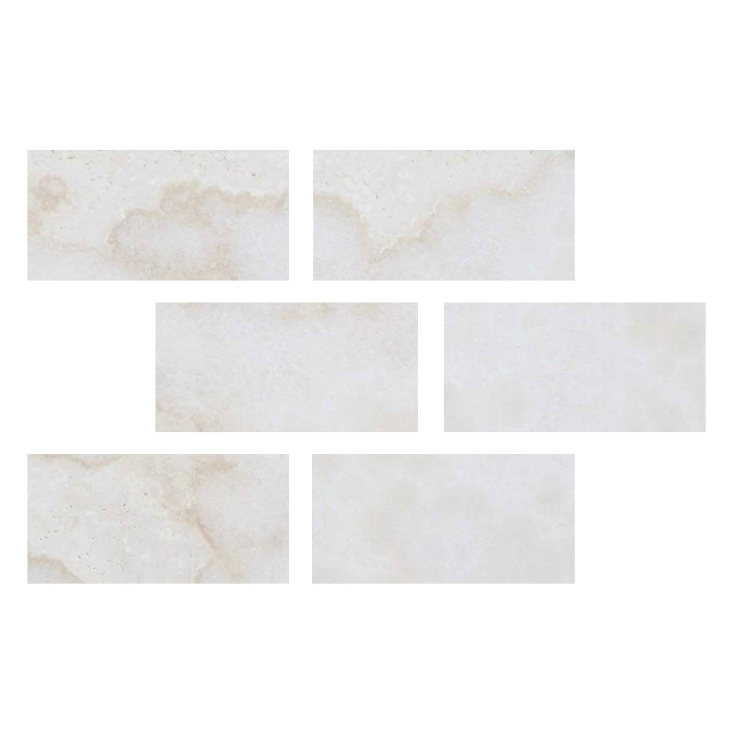 4 X 8 Premium White Onyx CROSS-CUT Polished Field Tile