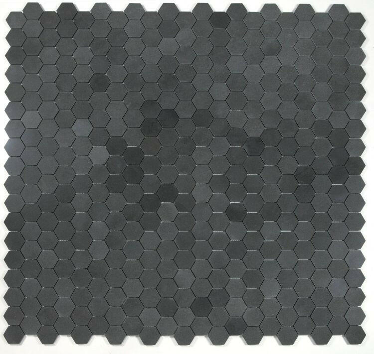 2" Beehive Basalt Hexagon Marble Mosaic Tile-Marble Mosaic-American Tile Depot