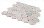 2" Beehive Eura Honed Hexagon Marble Mosaic Tile-Marble Mosaic-American Tile Depot