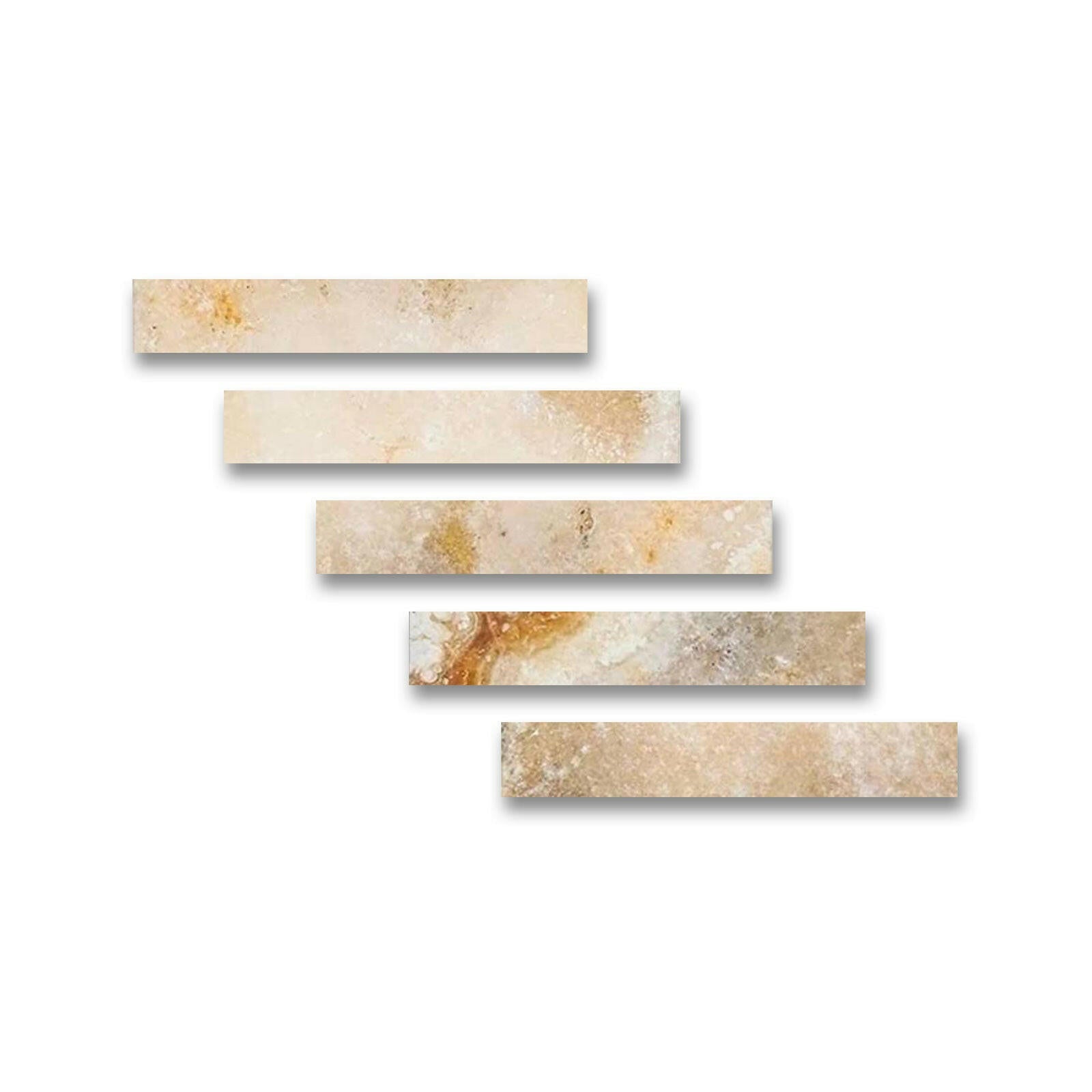 2 X 12 Antico Onyx Travertine Filled & Honed Tile-Travertine Mosaic-American Tile Depot