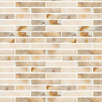 2 X 12 Antico Onyx Travertine Filled & Honed Tile-Travertine Mosaic-American Tile Depot