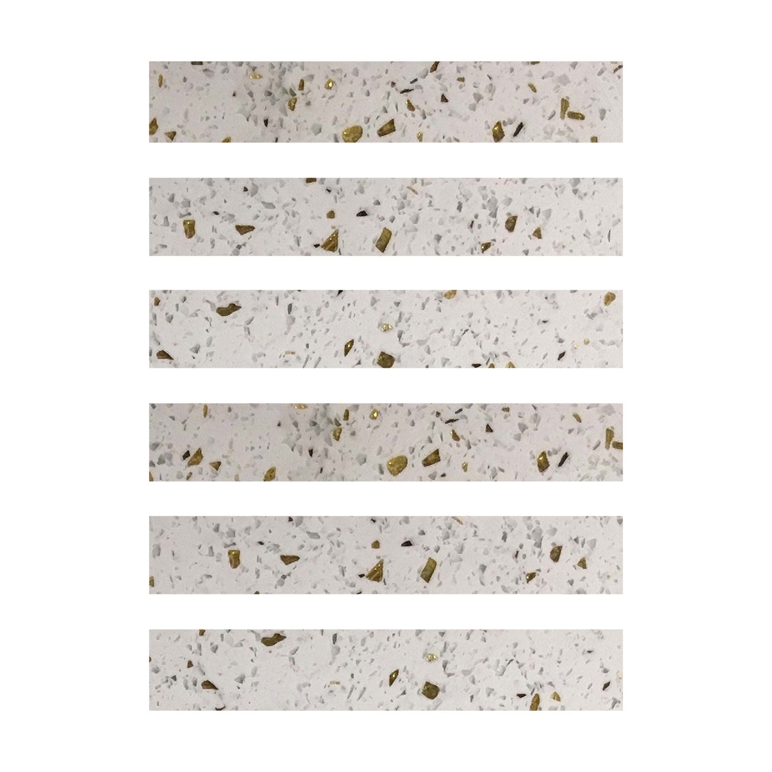 2 X 12 Terrazzo Gold Marble Polished Field Tile