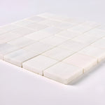 2 X 2 Bianco Dolomite Polished Marble Mosaic Tile-Marble Mosaic-American Tile Depot