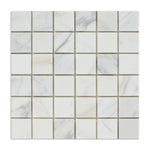 2 X 2 Calacatta Gold Marble Polished Mosaic Tile-Marble Mosaic-American Tile Depot