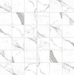 2 X 2 Calacatta Pearl Square Matte Porcelain Mosaic Tile-Porcelain Mosaic-American Tile Depot