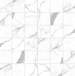 2 X 2 Calacatta Pearl Square Matte Porcelain Mosaic Tile-Porcelain Mosaic-American Tile Depot