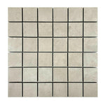 2 X 2 Clay Ivory Square Matte Porcelain Mosaic Tile-Porcelain Tile Large Formate-American Tile Depot