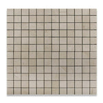 2 X 2 Crema Marfil Marble Tumbled Mosaic Tile-Marble Mosaic-American Tile Depot