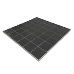 2 X 2 Full Black Square Matte Porcelain Mosaic Tile-Porcelain Tile Large Formate-American Tile Depot