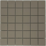 2 X 2 Light Brown Matte Porcelain Mosaic Tile-Porcelain Mosaic-American Tile Depot