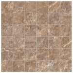 2 X 2 Mira Brown Square Matte Porcelain Mosaic Tile-Porcelain Tile Large Formate-American Tile Depot