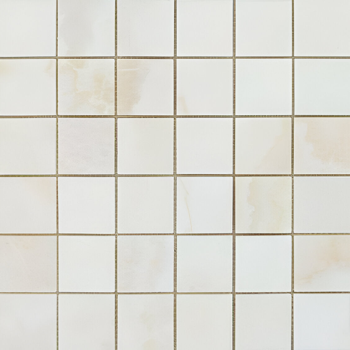 2 X 2 Premium White Onyx CROSS-CUT Polished Mosaic Tile-Marble Mosaic-American Tile Depot