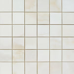 2 X 2 Premium White Onyx CROSS-CUT Polished Mosaic Tile-Marble Mosaic-American Tile Depot