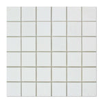 2 X 2 Thassos White Marble Honed Mosaic Tile-Marble Mosaic-American Tile Depot