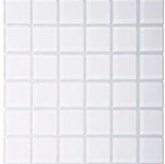 2 X 2 White Glass Mosaic Tile-Glass Mosaic-American Tile Depot