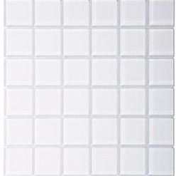 2 X 2 White Glass Mosaic Tile-Glass Mosaic-American Tile Depot