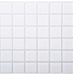 2 X 2 White Glass Mosaic Tile-Glass Mosaic-American Tile Depot