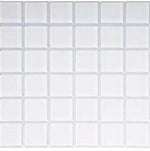 2 X 2 White Glass Mosaic Tile-Glass Mosaic-American Tile Depot