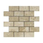 2 X 4 Cappuccino Marble Polished Brick Mosaic Tile-Marble Mosaic-American Tile Depot