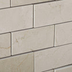 2 X 4 Crema Marfil Marble Polished Brick Mosaic Tile-Marble Mosaic-American Tile Depot