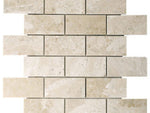 2 X 4 Diano Royal ( Queen Beige ) Marble Polished Mosaic Tile-Marble Mosaic-American Tile Depot