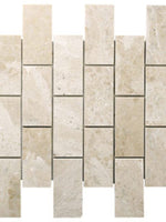 2 X 4 Diano Royal ( Queen Beige ) Marble Polished Mosaic Tile-Marble Mosaic-American Tile Depot