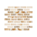 2 X 6 Antico Onyx Travertine Filled & Honed Tile-Travertine Mosaic-American Tile Depot