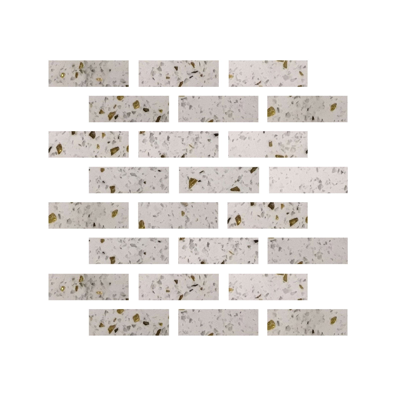 2 X 6 Terrazzo Gold Marble Polished Field Tile-Marble Mosaic-American Tile Depot