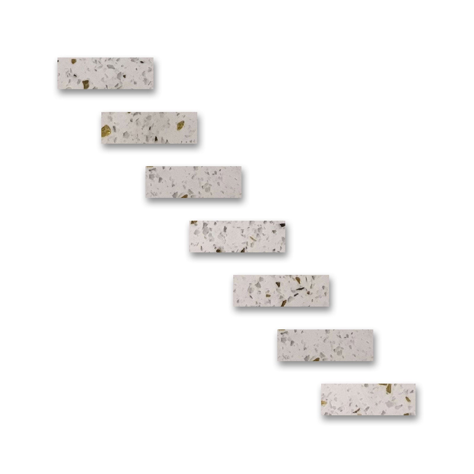 2 X 6 Terrazzo Gold Marble Polished Field Tile-Marble Mosaic-American Tile Depot