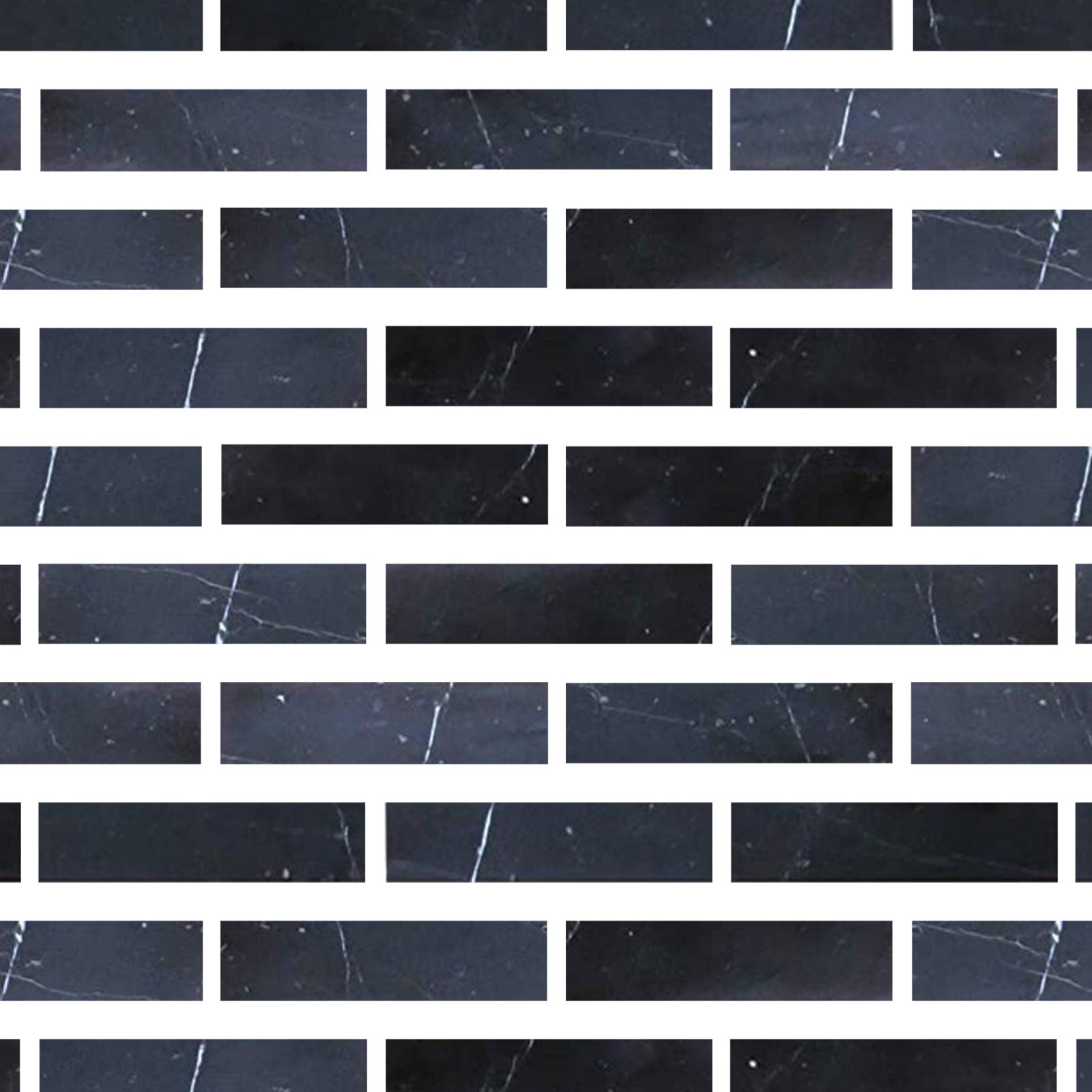 2 X 8 Absolute Black Granite Polished Tile-Granite Tile-American Tile Depot