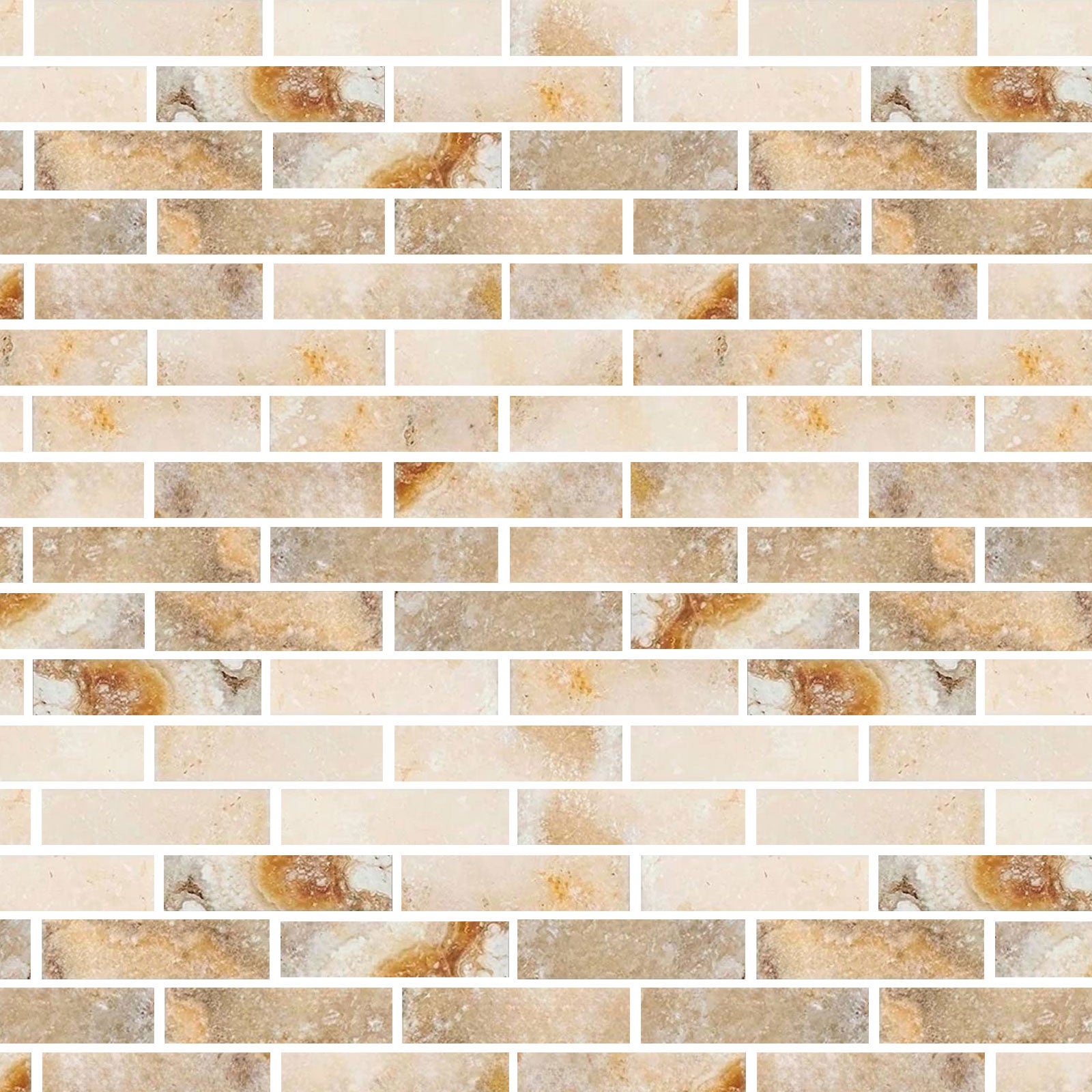 2 X 8 Antico Onyx Travertine Filled & Honed Tile-Travertine Mosaic-American Tile Depot