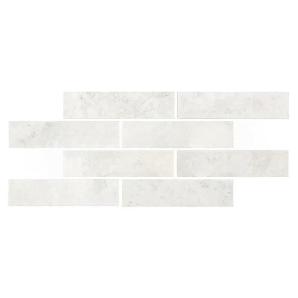 2 X 8 Bianco Congelato Dolomite Leathered Tile-Marble Tile-American Tile Depot