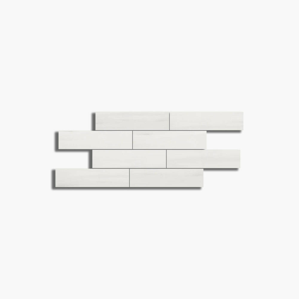 2 X 8 Bianco Dolomite Honed Marble Field Tile-Marble Tile-American Tile Depot