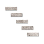 2 X 8 Tundra Gray (Atlantic Gray) Marble Polished Tile-Marble Mosaic-American Tile Depot