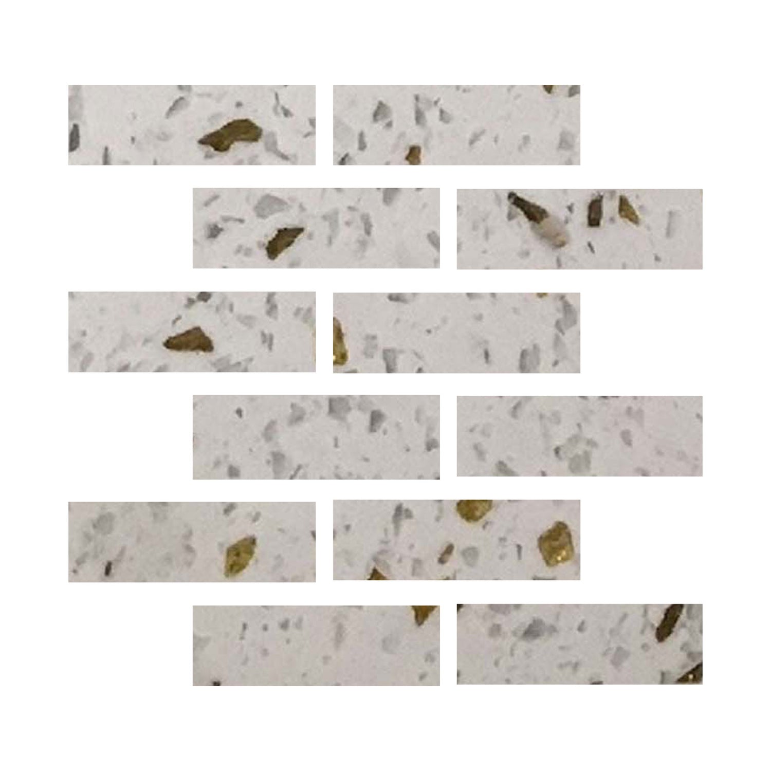 2 X 6 Terrazzo Gold Marble Polished Field Tile